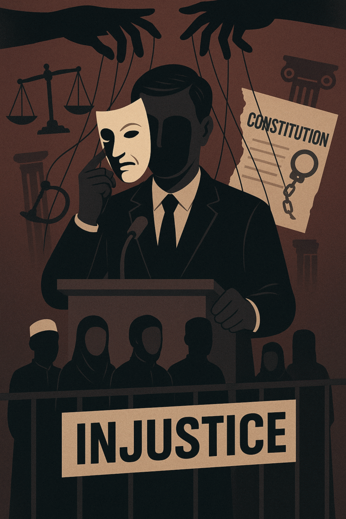 The makers of the Constitution envisioned a pluralist state, not a majoritarian one. Modi’s balancing act—constitutional on paper, divisive in practice—challenges that. Thus, this article professes that Indian Prime Minister in disguise – His hidden agenda to deprive Muslims of their Constitutional rights and dignity of life.