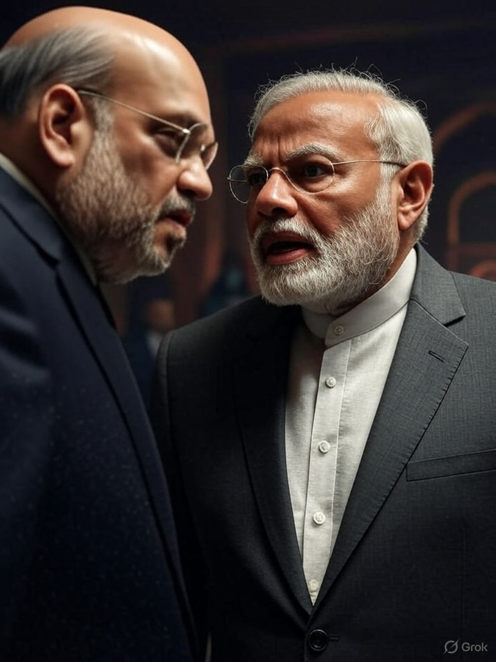 Modi proposes for Shah, but RSS disposes. Shah digs at the RSS politics to defame it and lays way to reach the throne. The political imbroglio being faced by Narendra Modi, Home Minister Amit Shah, and the Rastriya Swayamsevak Sangh (RSS) is nothing but a triangular political syndrome. The syndrome suggests internal power dithering where Modi eyes stepping down, the RSS blocks Shah's path to succession, and Shah counters by his plans to dig a historical probe into agitations took place in India since 1973 to undermine the RSS's legacy and clear his route to the throne.