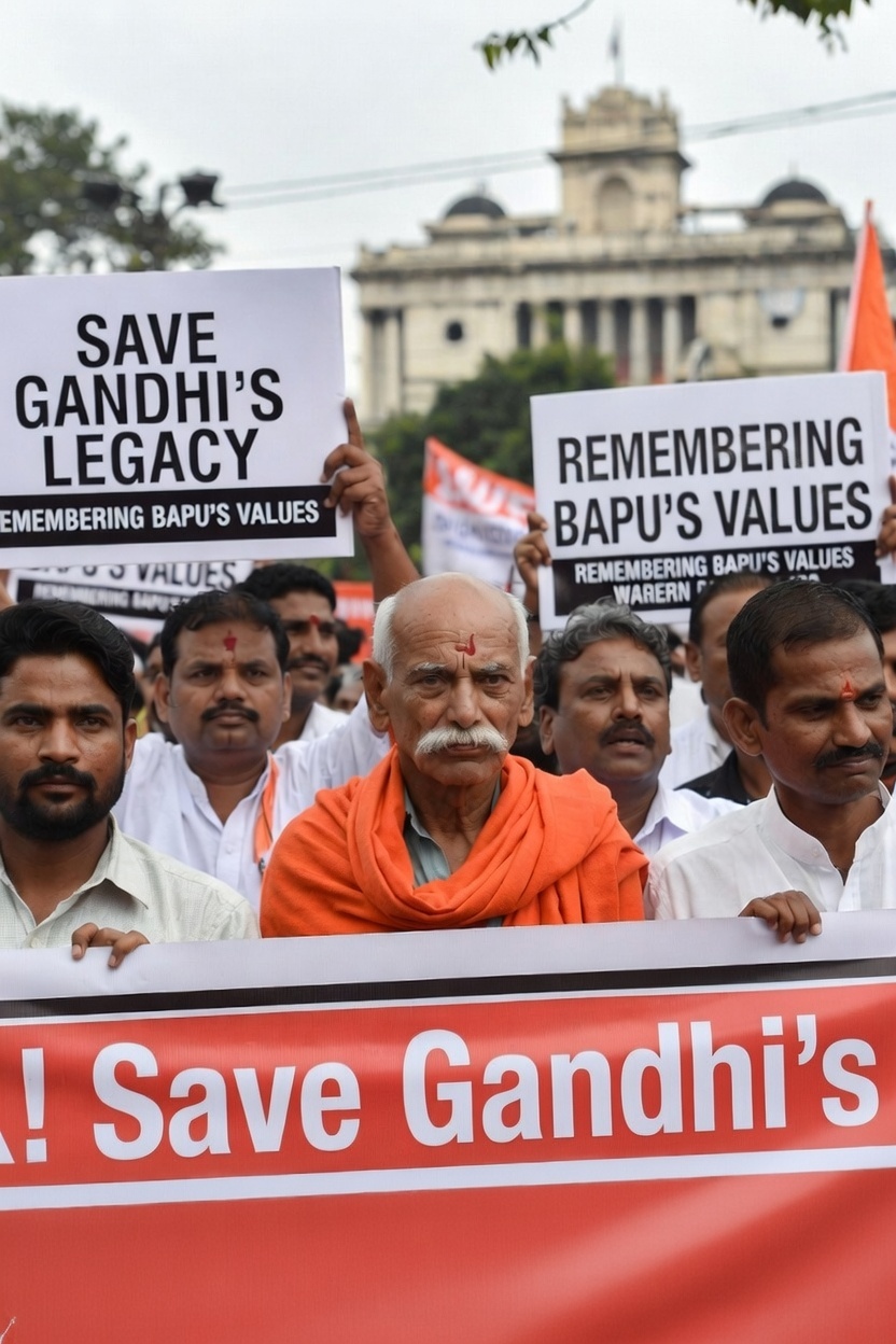 Narendra Modi's government has been employing a multi-pronged attack to uproot the historical and political legacy of the Gandhi family—both Mahatma Gandhi's philosophical contributions and the Nehru-Gandhi dynasty's role in post-independence India.